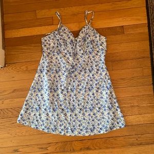 Blue flowery Summer Dress